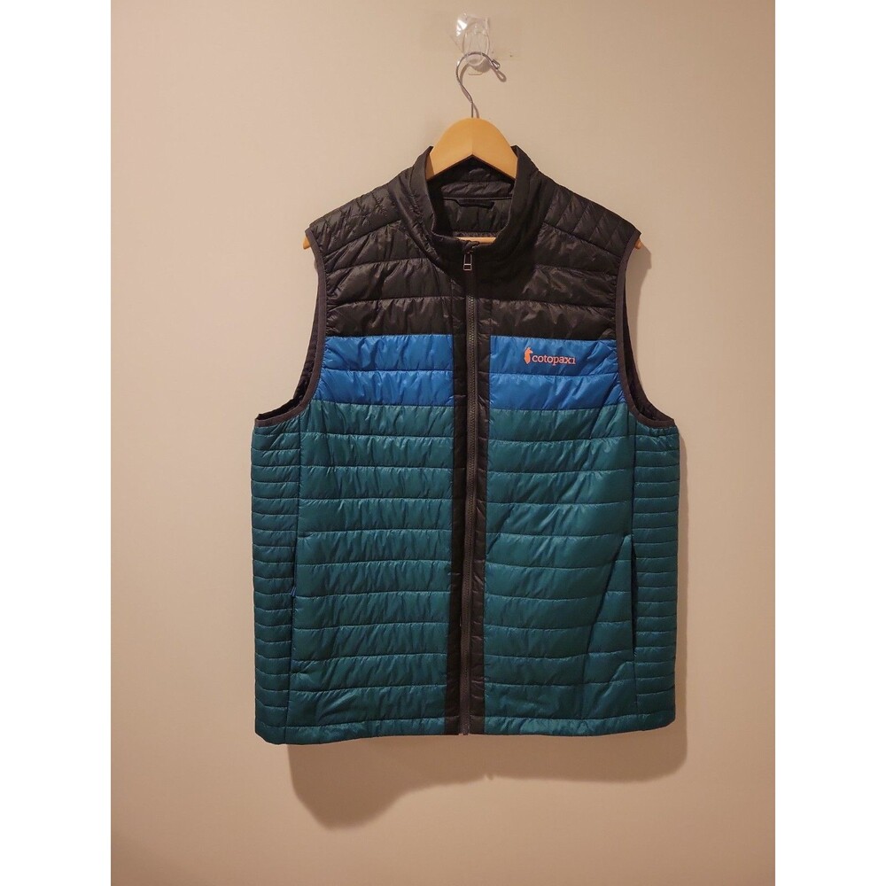 Cotopaxi Capa Insulated Vest Men’s XL Blue/ Black PrimaLoft LightweightHiking
